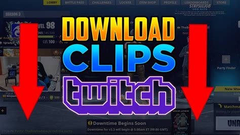 download twitch clips